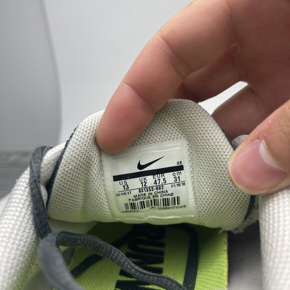 Nike Air Zoom Pegasus 33 Running Shoes 831352-002 Men's Sz: 13 Gray - Used - Picture 14 of 14